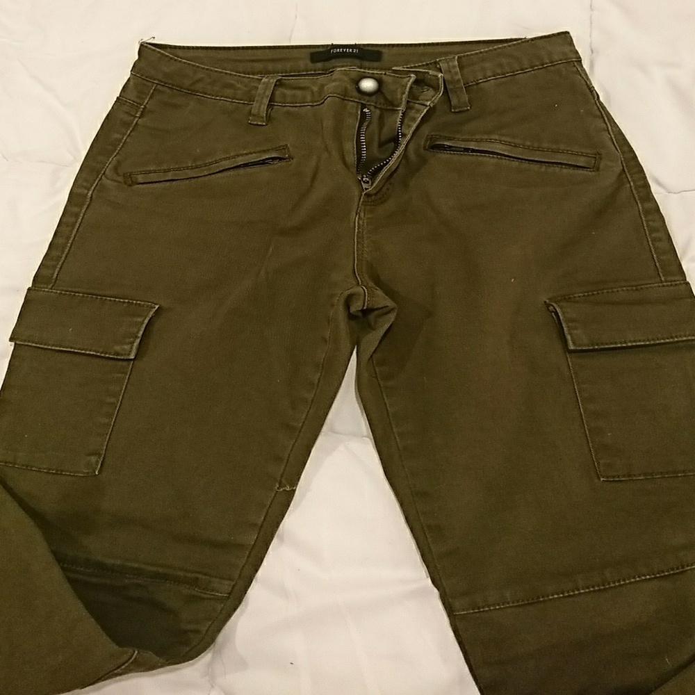 Forever 21 tight caro pants